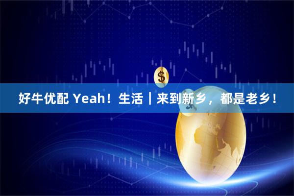 好牛优配 Yeah！生活｜来到新乡，都是老乡！