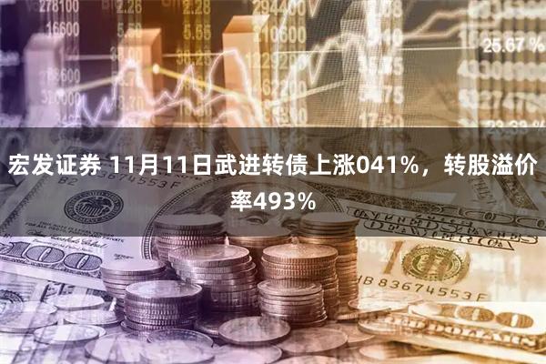 宏发证券 11月11日武进转债上涨041%，转股溢价率493%